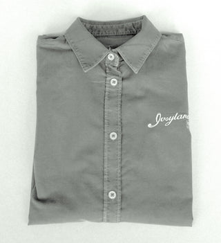 Damen Bluse von Josyland, stilvolles Hemd in leichter Baumwollqualität, mit Kragen und langen Ärmeln, hellblau.