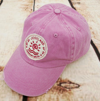 Vintage Rose Cap - flach geschnitten - Josyland