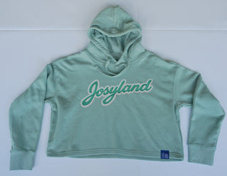 Josyland Frauen Cropped Hoodie, bequemes Hoodie mit lockerer Passform, in einem modischen Design, auf dem Bild sichtbar.
