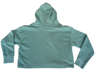 JOSYLAND Damen Cropped Hoodie aus weichem Stoff, mit Kapuze und lockerer Passform, in hellem Farbton.