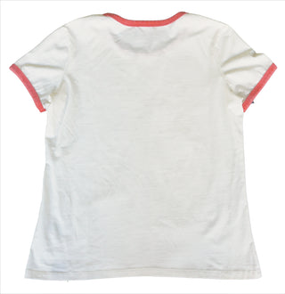 Frauen Ringer-T-Shirt von Josyland, schwarzes T-Shirt mit Ringdesign, bequemes Fit, casual Mode, Vorderansicht