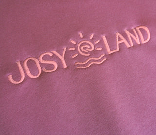 Hautenger Oversized-Josyland-Sweatshirt für Damen in Rosé, weiche Baumwolle, lässiger Schnitt, bequemes Design