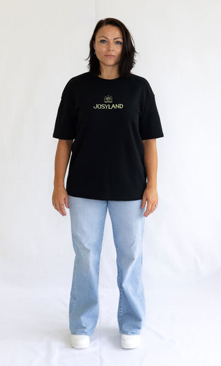Oversized Josyland French Terry T-Shirt Unisex hellgrün - Josyland