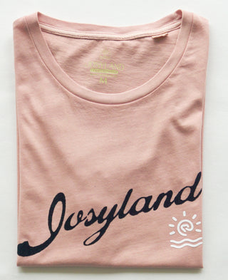 Josyland washed Frauen T-Shirt Rose - Josyland