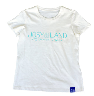 JOSYLAND Damen T-Shirt Sommer Vibes, bequemes Baumwoll-T-Shirt mit buntem Design, ideal für sommerliche Tage.