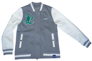 Frauen College Jacke von Josyland, Premium-Qualität, dunkelblau mit weißen Akzenten, aus weichem Material, modischer Schnitt