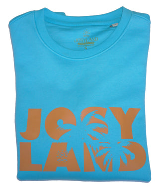 Herren- und Damen-Palmen-Sweatshirt von Josyland, bequemer unisex Pullover mit Palmenmuster, weiche Baumwollqualität