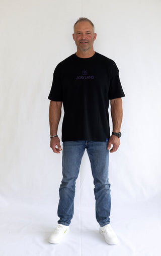 Oversized Josyland French Terry T-Shirt Unisex lila - Josyland