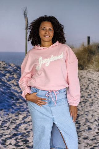 Damen Cropped Oversize Hoodie - Josyland