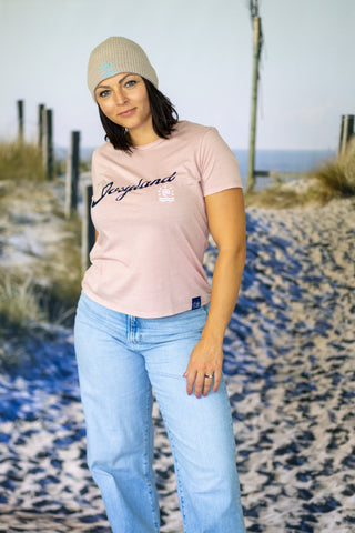 Josyland washed Frauen T-Shirt Rose - Josyland