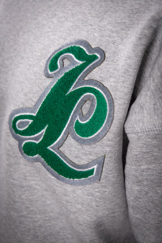 Großer, oversize Damen-College-Sweater von Josyland, weiches Sweatmaterial, lockere Passform, perfekt für lässigen Style.
