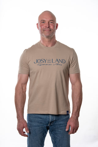 Herren- und Damen-T-Shirt von Josyland, bequemes Unisex-Shirt in modernem Design, auf dem Bild zu sehen