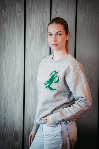 Herren- oder Damen-Sweatshirt von Josyland, oversized College-Stil, bequemes Sweatshirt, modisches Design in neutralen Farben